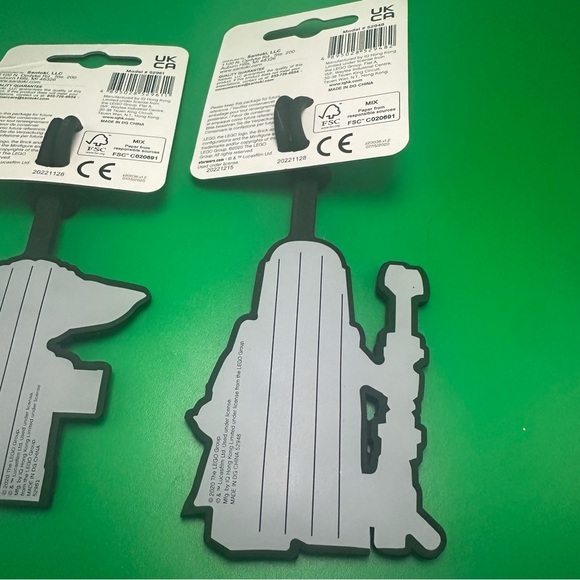 LEGO Star Wars Mandalorian & Grogu Bag Tags Set (Disney) - Picture 9 of 9